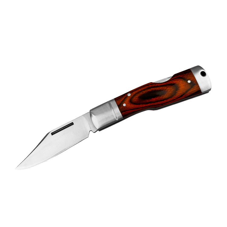 Gew&ouml;hnliches Falttaschenmesser mit Holzgriff