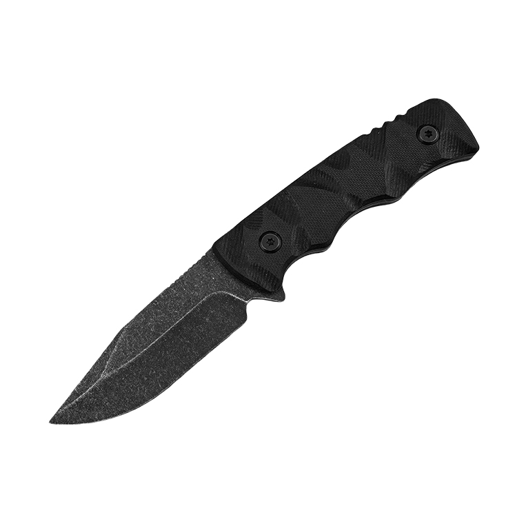 Stonewashed EDC nož s fiksnim rezilom