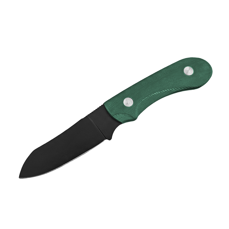 Majhen lovski nož G10 s fiksnim rezilom in majhnim ročajem